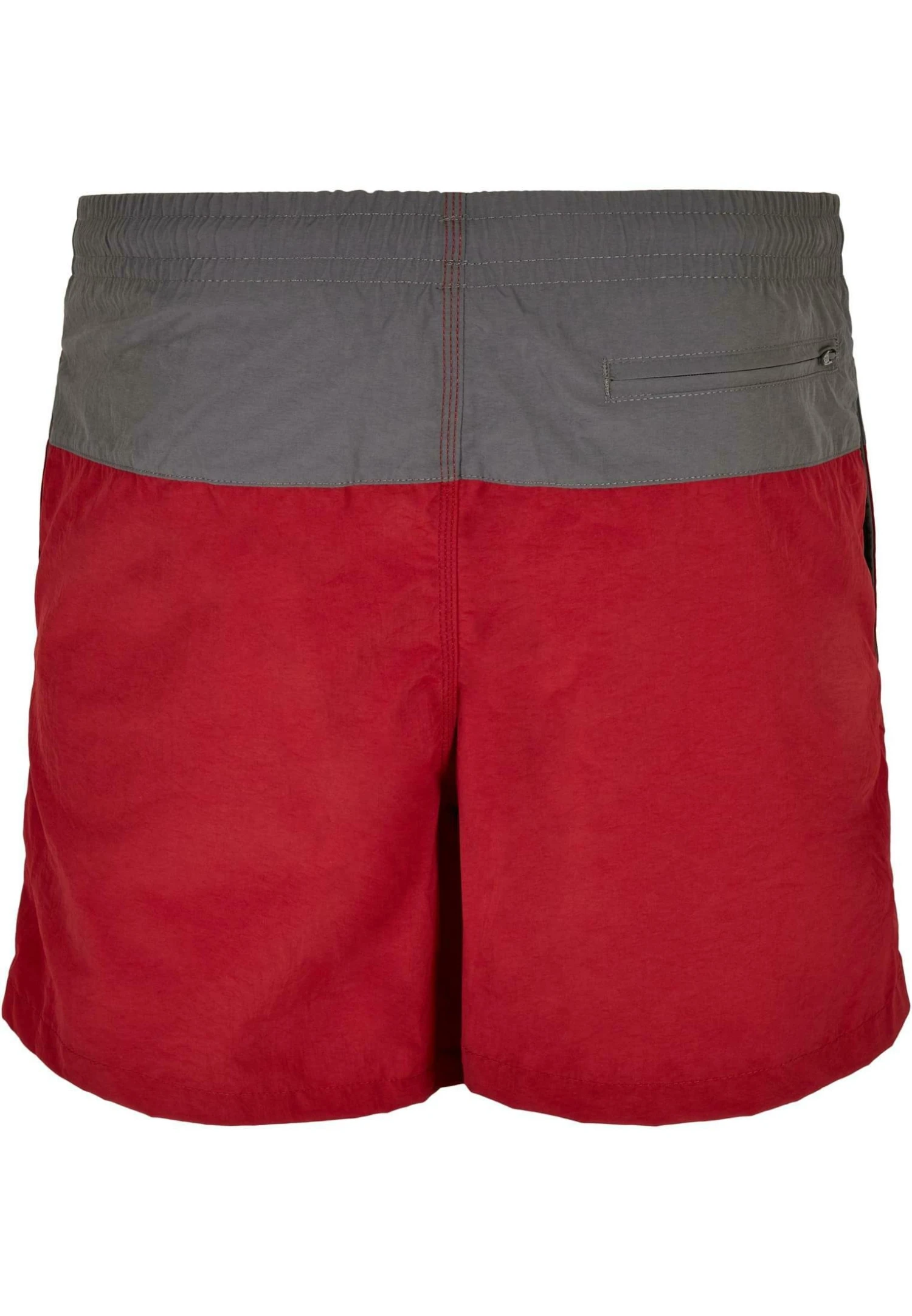 URBAN CLASSICS Block- Zwemshorts - Brickred/Darkshadow 6 URBAN CLASSICS Block- Zwemshorts - Brickred/Darkshadow - Afbeelding 4