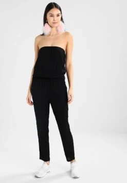 URBAN CLASSICS Bandeau - Jumpsuit - Black