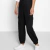URBAN CLASSICS Ladies Viscose Twill Cargo Pants - Broek - Black -Urban Classics 2cd7552183de4945b0ce05a86a80b146