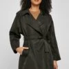 URBAN CLASSICS Crinkle Minimal - Trenchcoat - Black 2 URBAN CLASSICS Crinkle Minimal - Trenchcoat - Black -Urban Classics 2d8f3cf2a23c4a6992e01a0eb59f8c0c