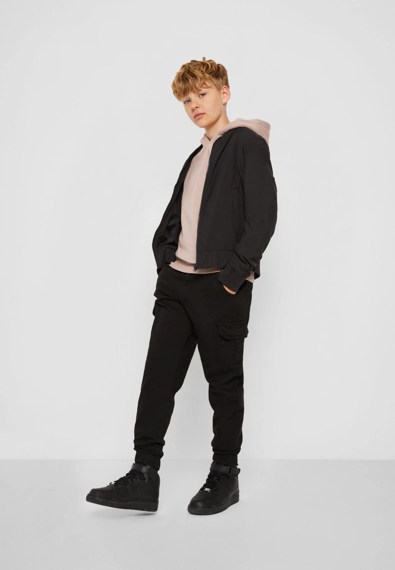 URBAN CLASSICS High Waist - Cargobroek - Black 4 URBAN CLASSICS High Waist - Cargobroek - Black - Afbeelding 2