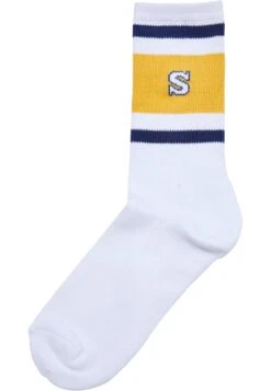 URBAN CLASSICS College Team - Sokken - Spaceblue Californiayellow Wht