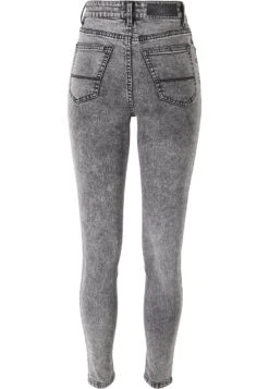 URBAN CLASSICS Jeans Skinny Fit - Black Heavy Acid Washed -Urban Classics 2fd07e17ee1c42b488f72bd858824ec0