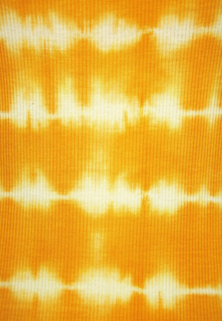 URBAN CLASSICS Ladies Batik Tanktop - Top - White/Orange 5 URBAN CLASSICS Ladies Batik Tanktop - Top - White/Orange - Afbeelding 3