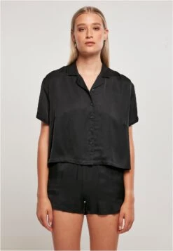 URBAN CLASSICS Overhemdblouse - Black