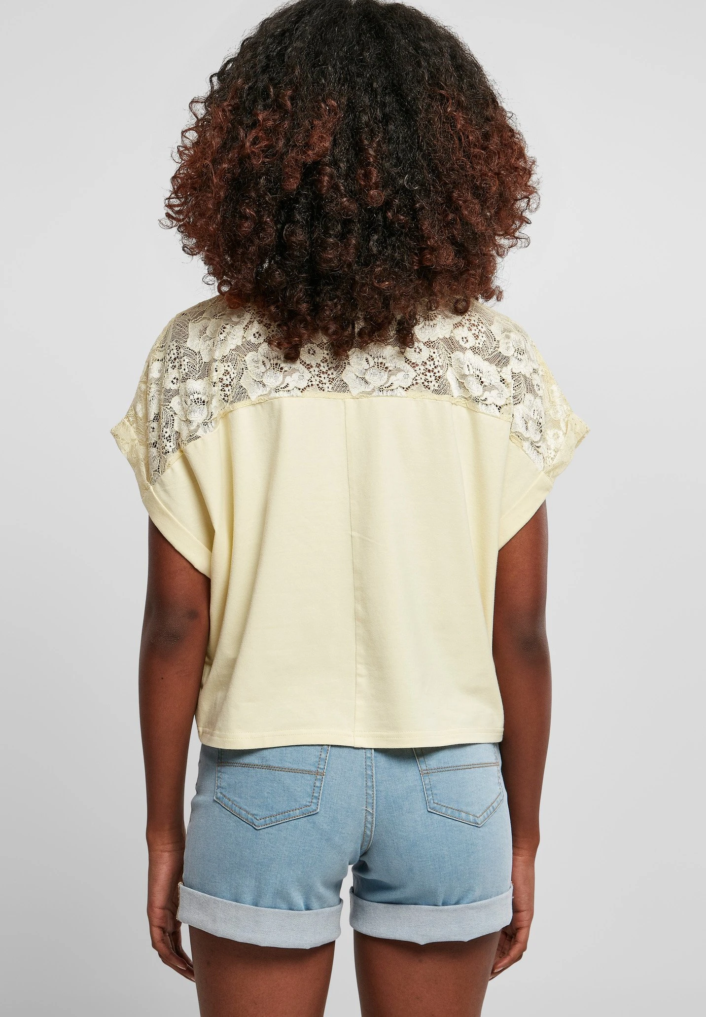 URBAN CLASSICS T-Shirt Print - Softyellow 5 URBAN CLASSICS T-Shirt Print - Softyellow - Afbeelding 3