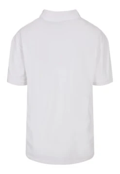 URBAN CLASSICS Oversized- Poloshirt - White -Urban Classics 33023f803c5f43b98aafc117252a9856