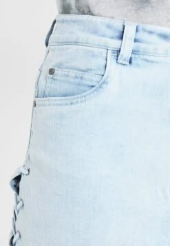 URBAN CLASSICS Lace Up Skirt - Jeansrok - Blue Bleached -Urban Classics 34bdf41bf9c641db91c3cf857932e9c3