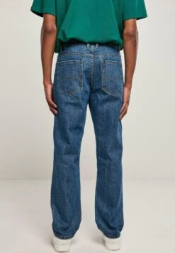 URBAN CLASSICS Straight Leg- Straight Leg Jeans - Mid Indigo Washed -Urban Classics 35a1b97893574577b5a3c8e77a6a6134