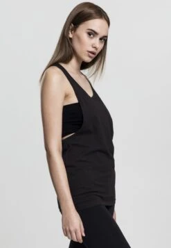 URBAN CLASSICS Loose Tank - Top - Black -Urban Classics 35f778f7f8f342c8a505155a336a57cf
