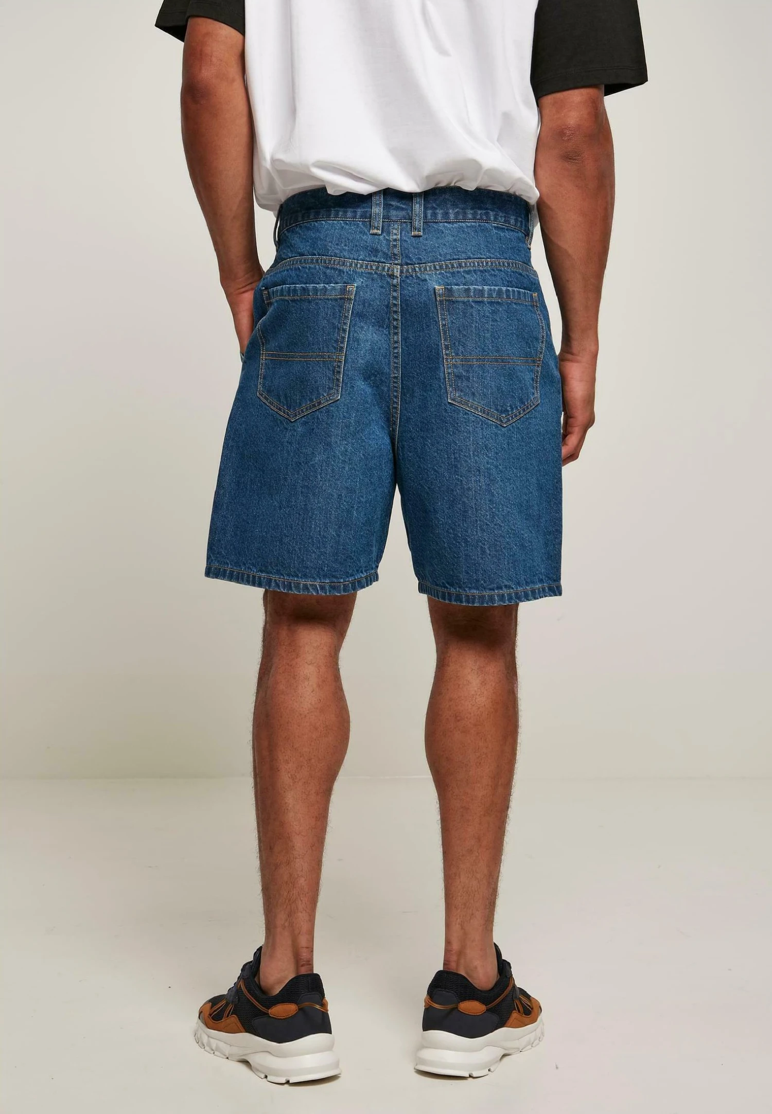 URBAN CLASSICS Organic Denim Bermuda Shorts - Jeansshort - Mid Indigo Washed 5 URBAN CLASSICS Organic Denim Bermuda Shorts - Jeansshort - Mid Indigo Washed - Afbeelding 3