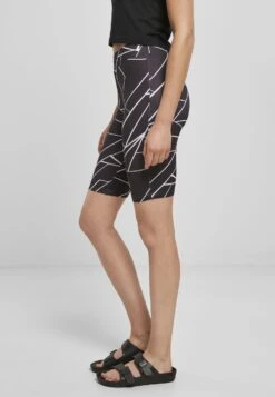 URBAN CLASSICS Aop Cycle - Shorts - Geometric Black -Urban Classics 369447cf5bc24bdba4dcadb3c5c1f434