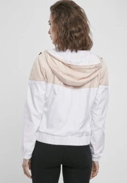 URBAN CLASSICS Arrow- Windjack - Lightpink/White -Urban Classics 39229f42793c47b29bd538cdd94f2a6b