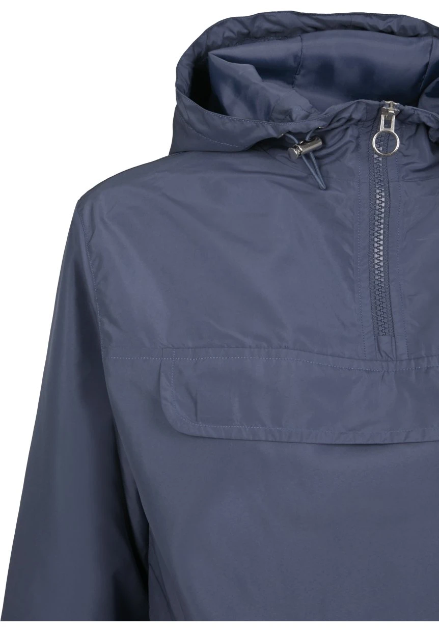 URBAN CLASSICS Basic- Windjack - Vintageblue 11 URBAN CLASSICS Basic- Windjack - Vintageblue - Afbeelding 9