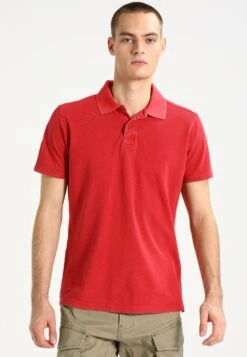 URBAN CLASSICS Acid Wash - Poloshirt - Red