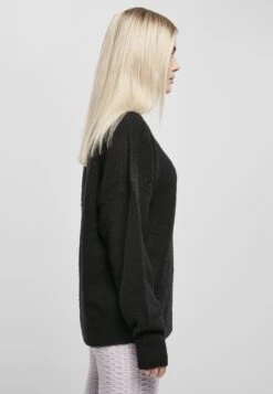 URBAN CLASSICS Chunky Fluffy- Trui - Black -Urban Classics 3aa1094f36ff42e884acbae1df6058ac
