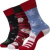 URBAN CLASSICS Santa Ho Christmas 3 Pack - Sokken - Multicolor -Urban Classics 3aa519ba6ef4480da967cfcee1f91a42