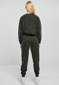 URBAN CLASSICS Long Sleeve Terry J - Jumpsuit - Black -Urban Classics 3b1732e58e5c4546a25ed562ef96d048