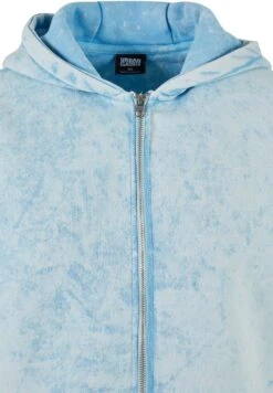 URBAN CLASSICS Towel Washed - Sweater Met Rits - Balticblue -Urban Classics 3c2357e4ce6b48539af06175785f1293