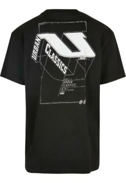 URBAN CLASSICS Constructed - T-Shirt Print - Black -Urban Classics 3c396dbdf5f940aaa57cecfe12286ab2