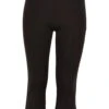 URBAN CLASSICS High Waist Flared - Legging - Black