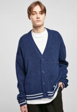 URBAN CLASSICS Sporty Boxy- Vest - Spaceblue