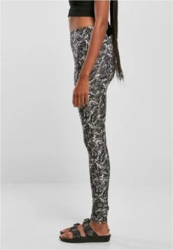 URBAN CLASSICS Soft Aop - Legging - Blackpaint -Urban Classics 3eb2bda8a231436bbaa0e7ef44aff5aa