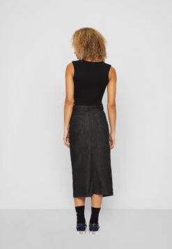 URBAN CLASSICS Short Corsage - Top - Black -Urban Classics 3fe0a8551e0a4083b76baf116c2857bf