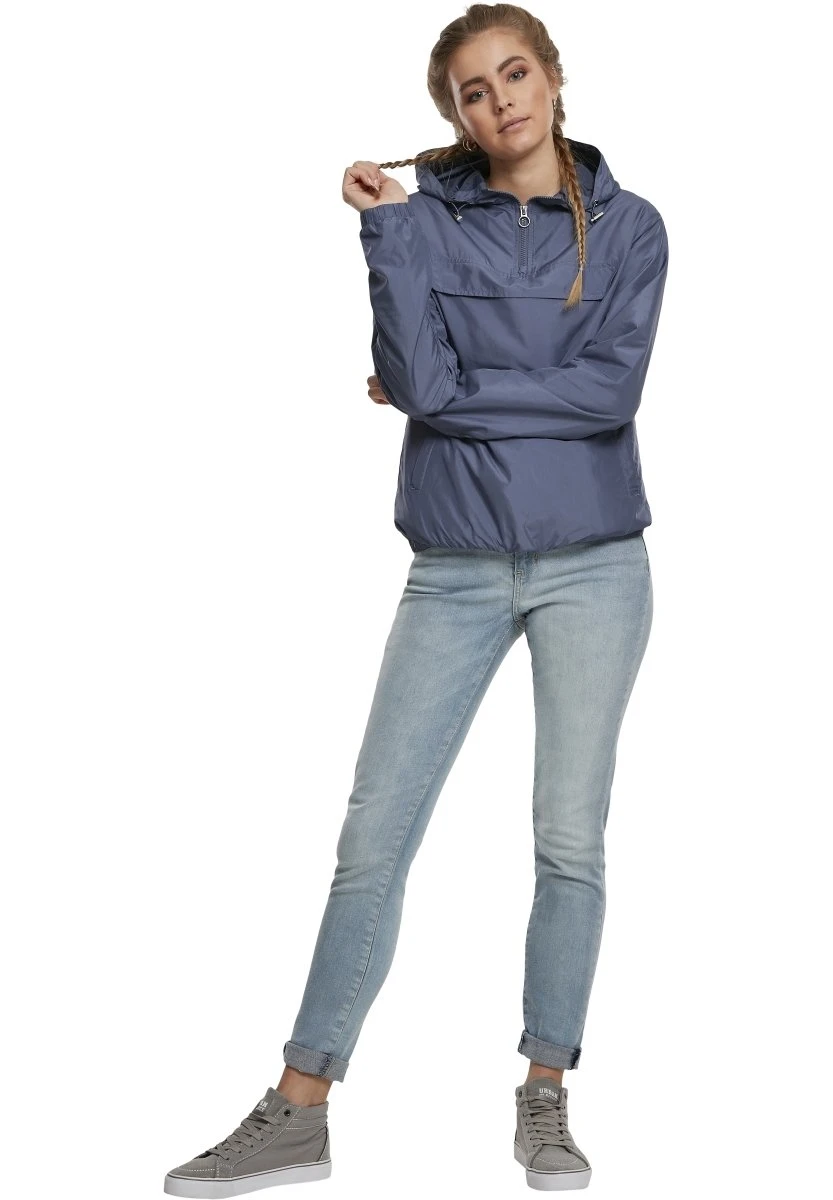 URBAN CLASSICS Basic- Windjack - Vintageblue 4 URBAN CLASSICS Basic- Windjack - Vintageblue - Afbeelding 2