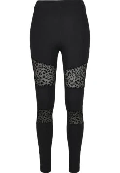 URBAN CLASSICS Flock Lace Inset - Legging - Black 26 URBAN CLASSICS Flock Lace Inset - Legging - Black -Urban Classics 403691fc802b48a48c22ef06c0df0311
