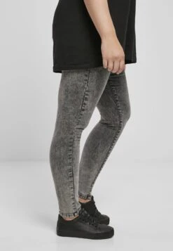 URBAN CLASSICS Jeans Skinny Fit - Black Heavy Acid Washed -Urban Classics 416d760b09fa4f8b9099daa588bb4575