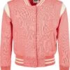 URBAN CLASSICS Sweater Met Rits - Palepink/Whitesand -Urban Classics 42c2e89b43864926a15608a4015a1b0d