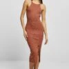 URBAN CLASSICS Gebreide Jurk - Terracotta -Urban Classics 43248702265e4ec099dd9b1dc8544c94