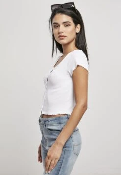 URBAN CLASSICS Cropped- Vest - White -Urban Classics 433111eaa14c41bcaef0c6abaeab007d