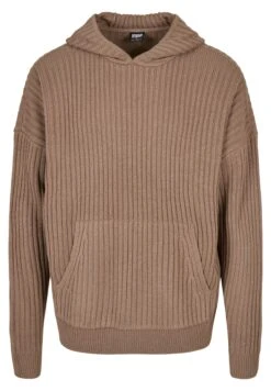 URBAN CLASSICS Knitted Hoody - Hoodie - Darkkhaki -Urban Classics 43715e1f8ec64401bc4f710347dc6b13
