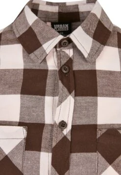 URBAN CLASSICS Overhemdblouse - Pink Brown -Urban Classics 45ba32e71de3424cae3a6b322ee0afc3