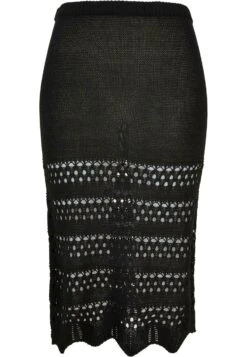 URBAN CLASSICS 3/4 Crochet - Kokerrok - Black