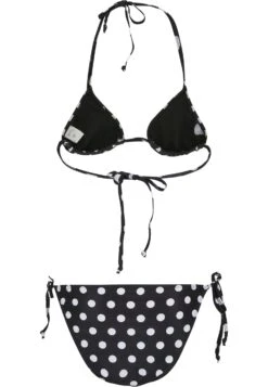 URBAN CLASSICS Pattern Set - Bikini - Polkadots Black -Urban Classics 4700c3b2a9cc4d35a768cbc773fba9e9