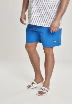 URBAN CLASSICS Block - Zwemshorts - Cobalt Blue