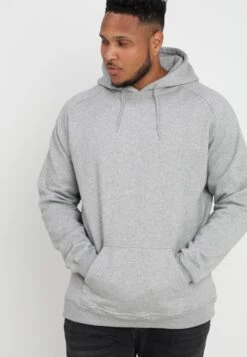 URBAN CLASSICS Blank Hoody - Hoodie - Grey