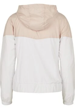 URBAN CLASSICS Arrow- Windjack - Lightpink/White -Urban Classics 49869cd2af1340789dcfbaf612bc172d