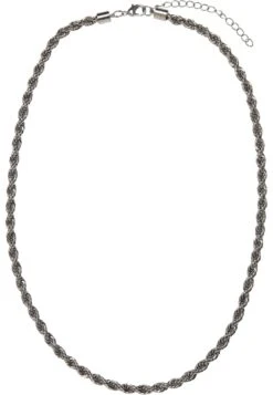 URBAN CLASSICS Charon Intertwine - Ketting - Silver-Coloured