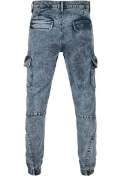 URBAN CLASSICS Jeans Tapered Fit - Light Skyblue Acid Washed -Urban Classics 4a9ebceb43d84230908fae110dc9e5c3