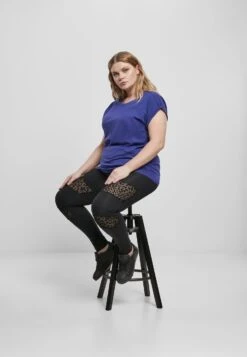 URBAN CLASSICS Flock Lace Inset - Legging - Black 25 URBAN CLASSICS Flock Lace Inset - Legging - Black -Urban Classics 4b68430a393444109f04bdcfae1b1e94