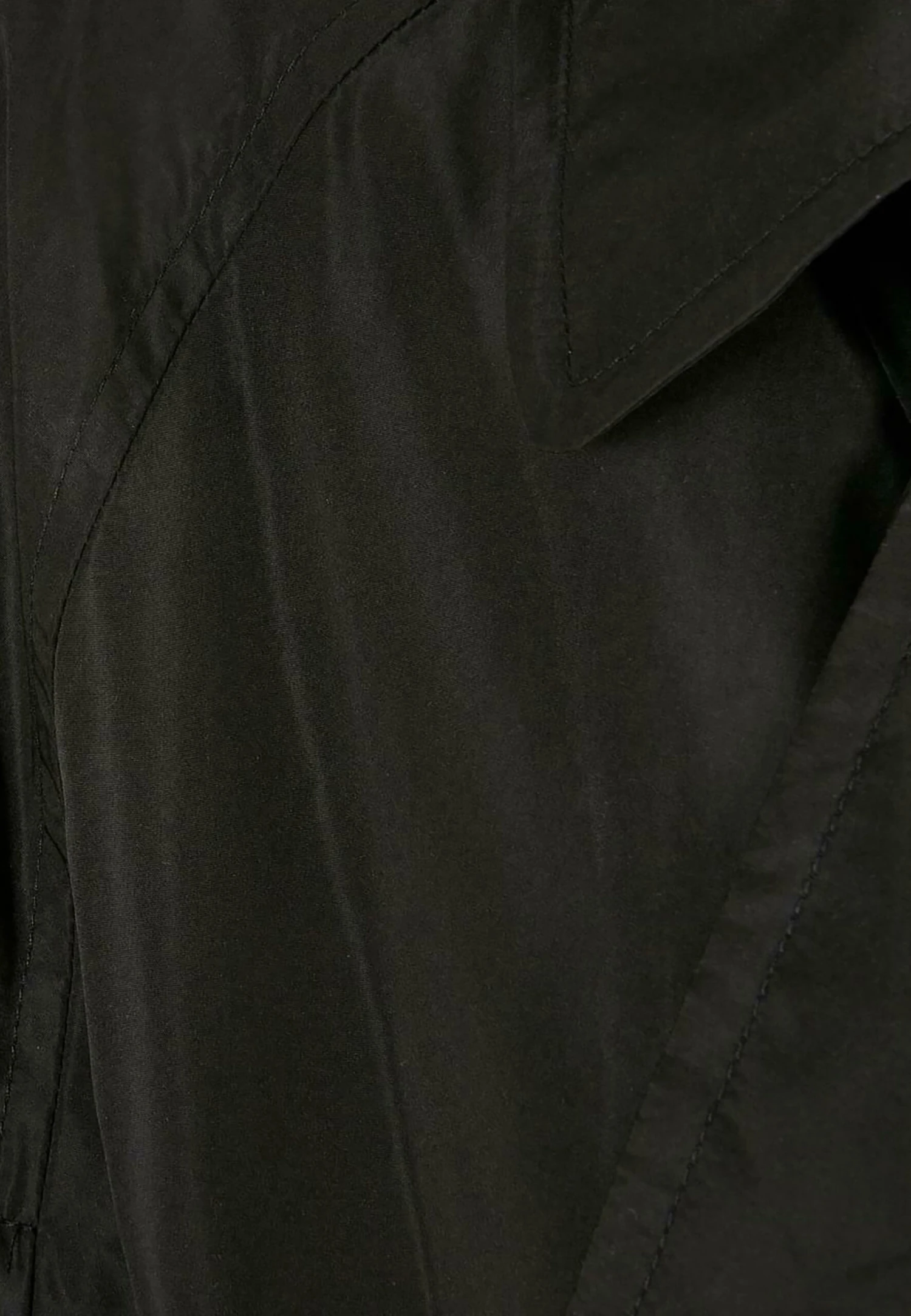 URBAN CLASSICS Crinkle Minimal - Trenchcoat - Black 9 URBAN CLASSICS Crinkle Minimal - Trenchcoat - Black - Afbeelding 7