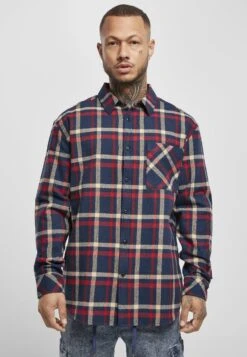 URBAN CLASSICS Overhemd - Navy Red