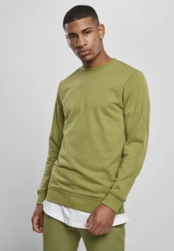 URBAN CLASSICS Basic Crew - Trui - Newolive