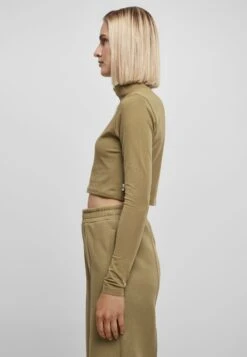 URBAN CLASSICS Organic Cropped Turtelneck - Longsleeve - Tiniolive -Urban Classics 4edcc4ad72e84e7e959dd210956962e7