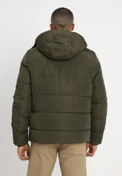 URBAN CLASSICS Hooded Puffer Jacket - Winterjas - Olive -Urban Classics 4ef2f128fc7c4f058828395fe9fdb834