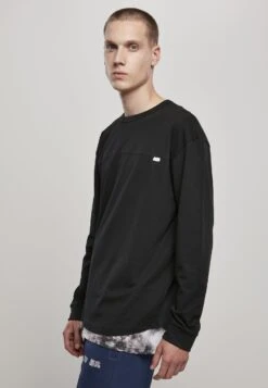 URBAN CLASSICS Organic Cotton Short Curved Oversized Ls - Longsleeve - Black -Urban Classics 4f064135ba4f441d93fa4f062ce0193d